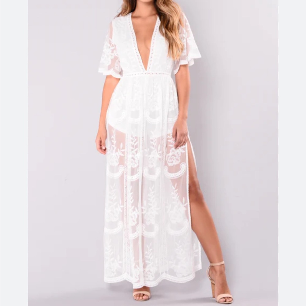 Fashion Nova Set Our Love on Fire long dress